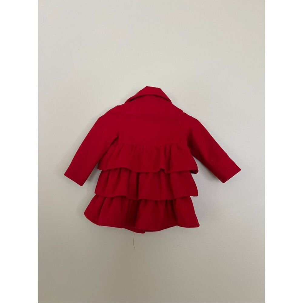 Cherokee Red Ruffles Girls Jacket Little Girls Size 2T Coat - Picture 6 of 7